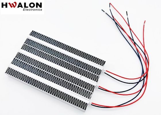 300W PTC aquecedor de alumínio aquecedor de ar cerâmico de temperatura constante elemento de aquecimento para unidade de ventilação dispositivo 120 * 75 * 15mm