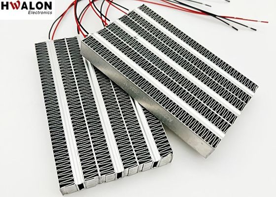 300W PTC aquecedor de alumínio aquecedor de ar cerâmico de temperatura constante elemento de aquecimento para unidade de ventilação dispositivo 120 * 75 * 15mm