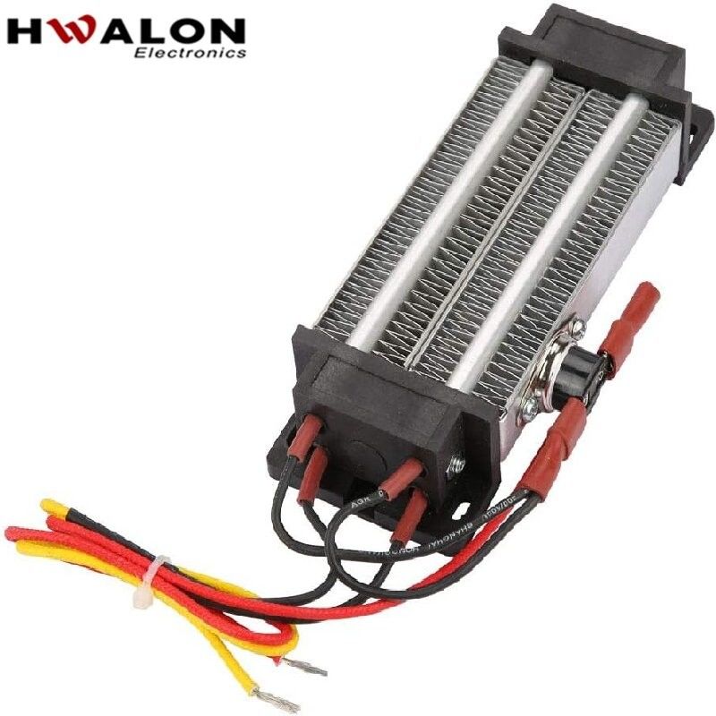 500W 110V Alumínio PTC Elementos de aquecimento Aquecedor de ar cerâmico Temperatura constante Elementos de aquecimento de ar, adequados para ar condicionado, secadores de animais, secadores de roupa e umidificadores
