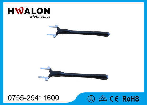 Tipo preto termistor Ntc 3435k para o leite de feijão de soja, Rohs da cola Epoxy do ohm de 10k